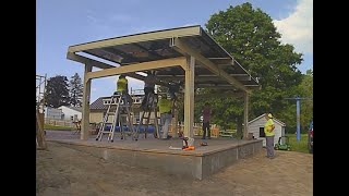 Timelapse Infinity Rack 4x3 Pergola Installation
