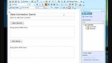 InfoPath Introduction Part 7