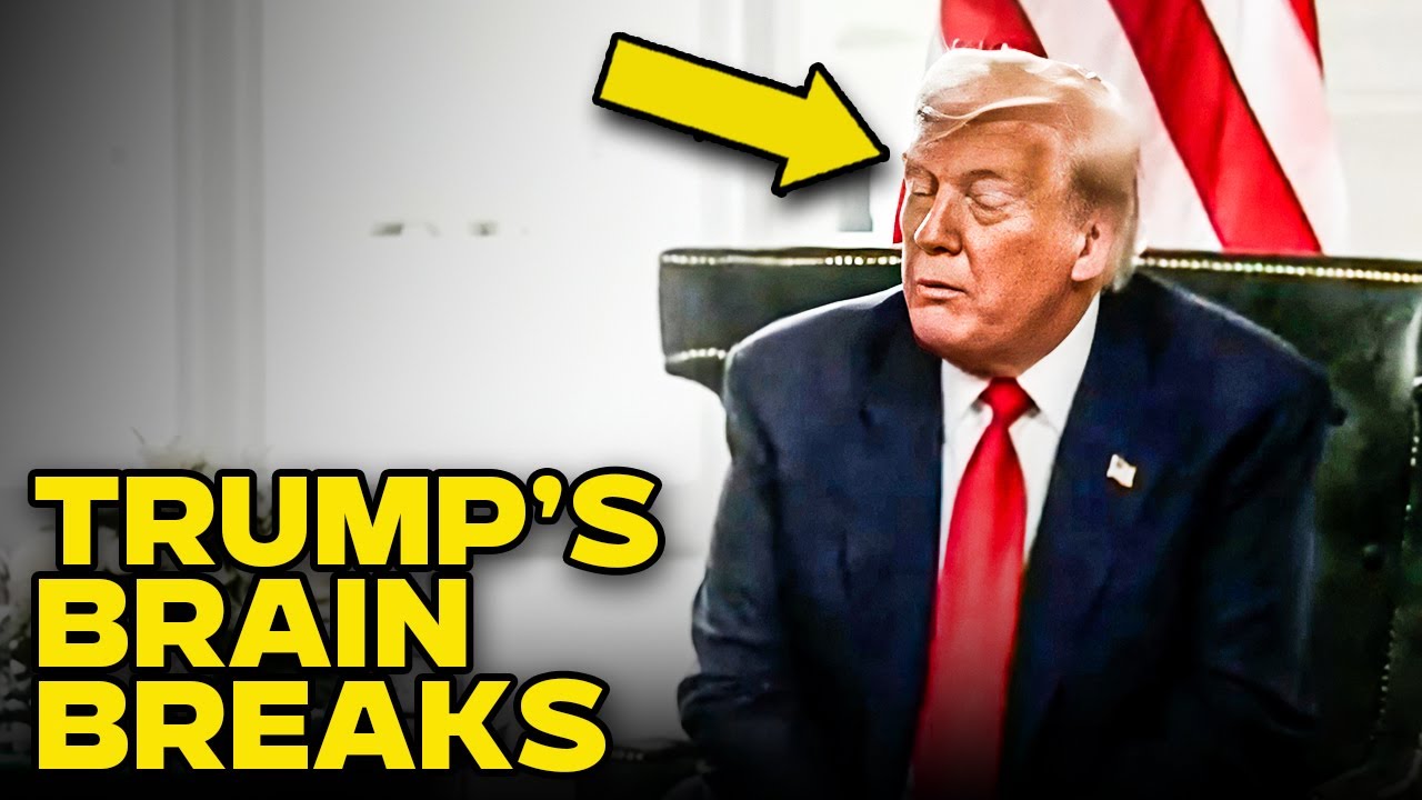 Trump’s Brain Completely Breaks While Meeting With UK Prime Minister