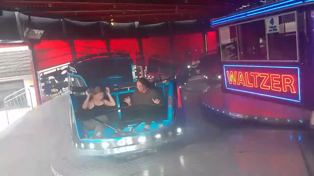 Henry Danter's Super Waltzer Off Ride POV at Stourport Treasure Island Funfair 2025