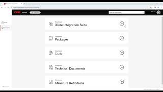 iCore Portal – Downloads (ENG) screenshot 1