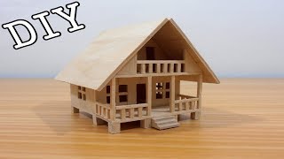 DIY Miniature House #23 (Popsicle Sticks)