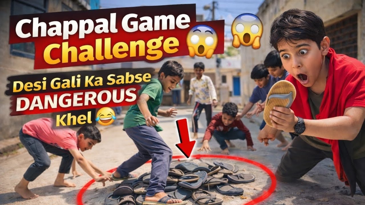 Chappal Game 😱 | Desi Gali Ka Sabse Dangerous Khel 😂 | Last Tak Dekhna! ||SIKAR EXPREMINT||