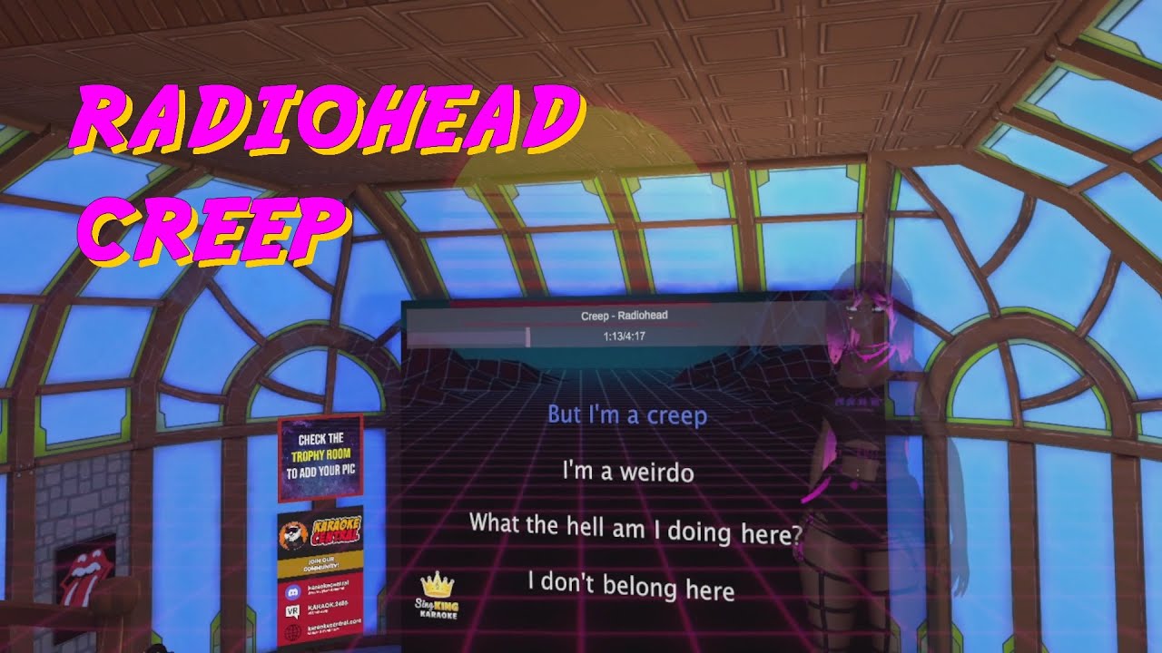 VRCHAT KARAOKE - Radiohead - Creep