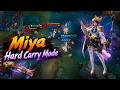 When you are almost lose, Miya Comback &amp; Shutdown All The Enemies! Miya Hard Carry Mode MLBB Replays