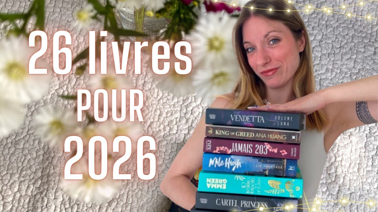 26 LIVRES QUE J’AIMERAIS (je dois) LIRE EN 2026 🤍