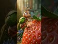 POV: You're an ant and you found a giant strawberry 🐜🍓 #ants #shortvideo #AI #Animasi