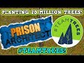 Planting 20 MILLION TREES IN PRISON ARCHITECT SIMULATOR -  #TeamTrees + game exploit = Profit??