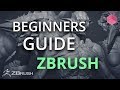 Getting Started with Sculpting - ZBrush for Beginners Tutorial