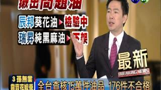 全台查核15萬件油品 176件不合格