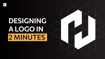 How to Design H Letter Logo in a Hexagon | Quick Grid-Based Logo Tutorial