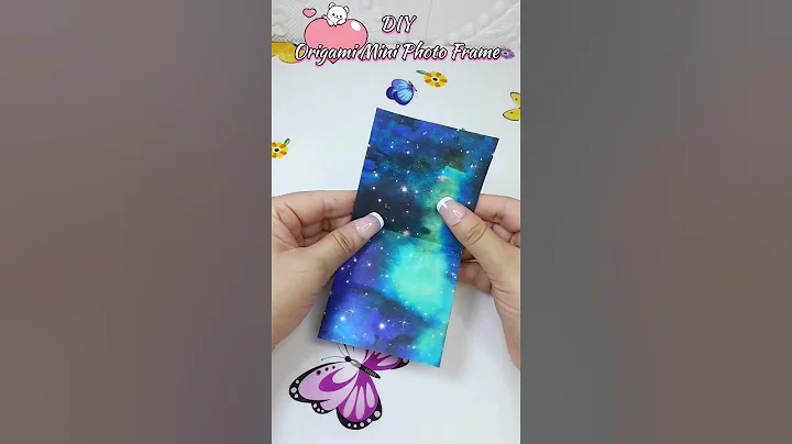 DIY Easy Papercraft Ideas |Mini photoframe #origami #diy #miniature #frame #trending #shorts #gift