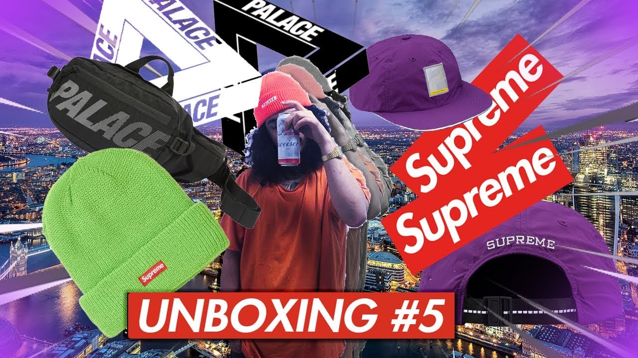 Cap SUPREME + PALACE Shoulder bag -  UNBOXING #5!