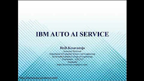 IBM AUTO AI SERVICE