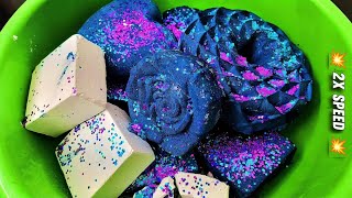 💥 2X SPEED 💥 Super Soft Sapphire Grey Homemade's & Freshies Crush ASMR 🤍 💙🩶💙🩶🤍 screenshot 3