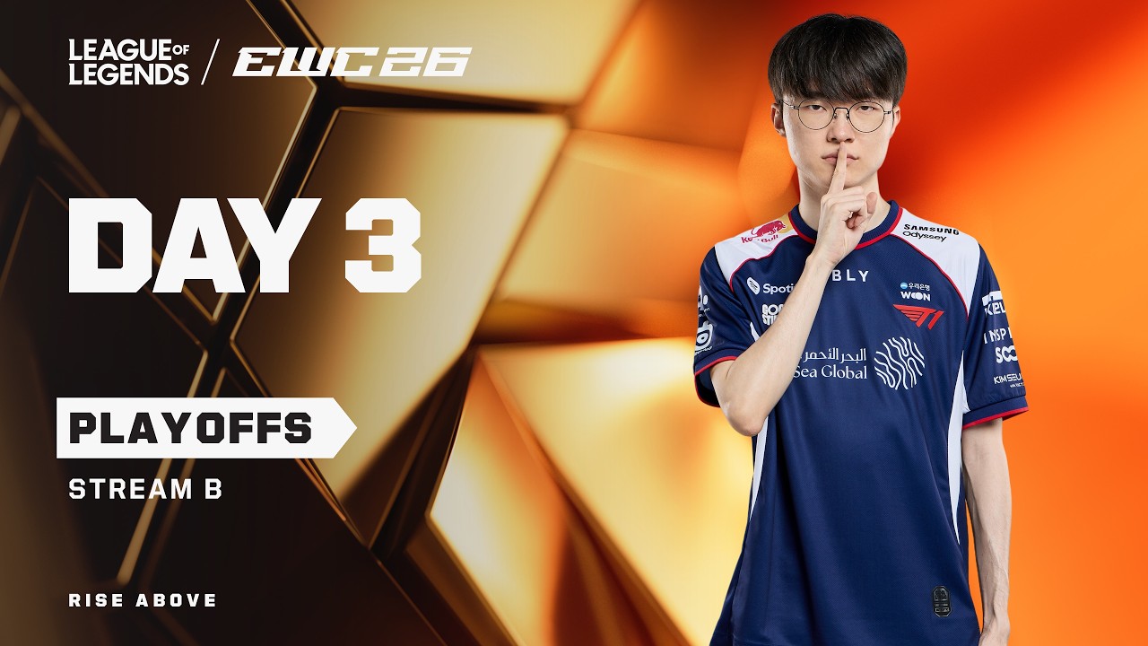 League of Legends at EWC 26  -  Day 3  - Playoffs -  Stream B