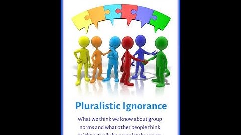 Pluralistic ignorance