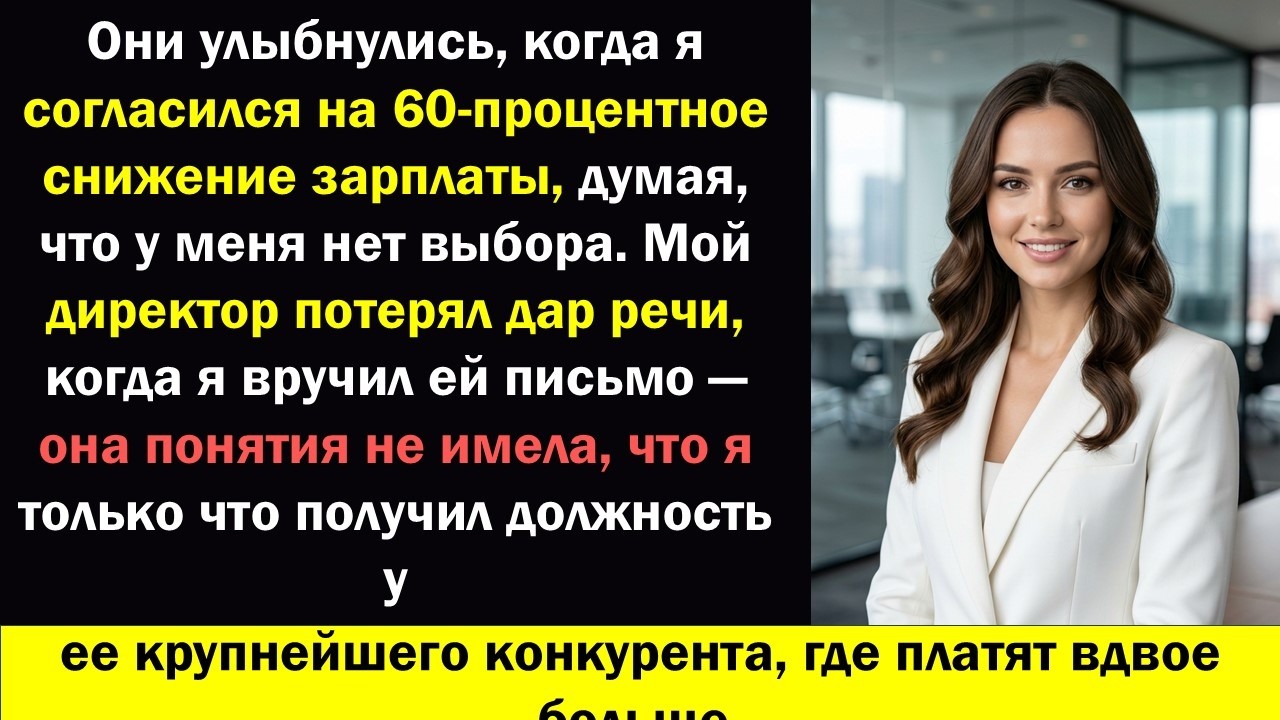 Мой начальник снизил мою зарплату с 92 000 до 36 000 долларов… До тех пор, пока мой патентный докум