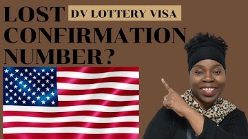 DV Lottery: how to check results if you LOST CONFIRMATION NUMBER // green card lottery results