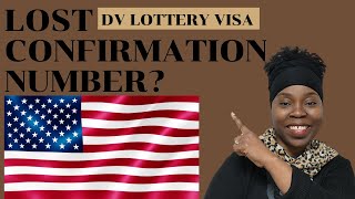 DV Lottery: how to check results if you LOST CONFIRMATION NUMBER // green card lottery results