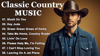 Stuck On You, Green Green Grass of Home, Livin' On Love | Classic Country Music Timeless 60s 70s 80s