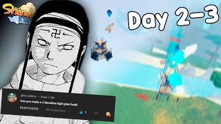 Day 2-3 trying to be the Best with Light Jokei | Shindo Life PVP