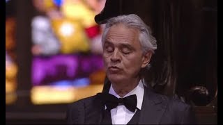 Andrea Bocelli cantó desde la catedral de Milán como regalo al mundo