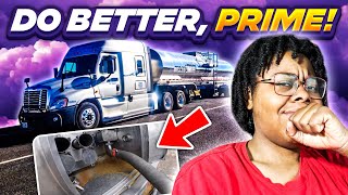 Prime Inc Tanker Driver EXPOSES Faulty Equipment (Reaction)