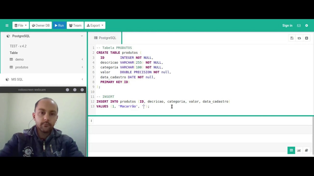 SQL - Comando INSERT - YouTube