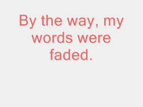 The Used-Blue And Yellow lyrics