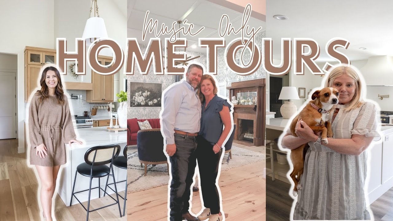 DREAMY ECLECTIC HOME TOURS | Compilation with NO TALKING & Relaxing Music | FARMHOUSE LIVING