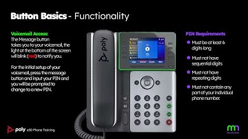 Metronet Business - Poly e350 Instructional Video Tutorial