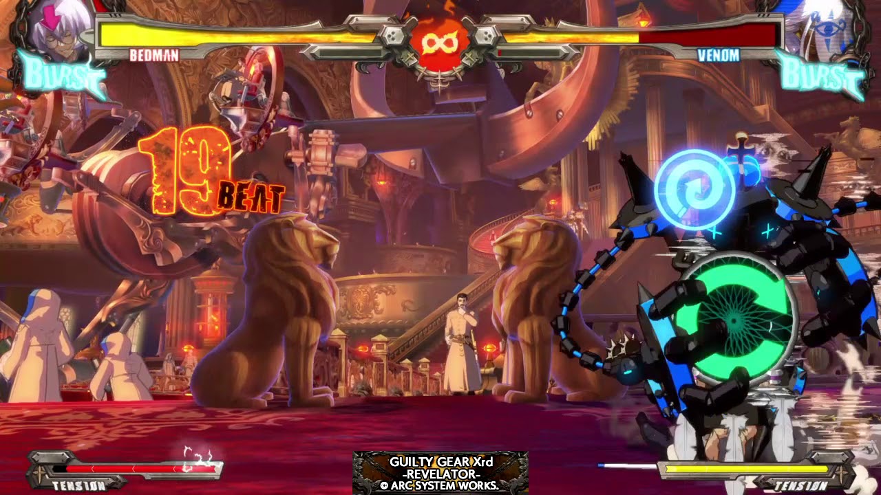 GUILTY GEAR Xrd -REVELATOR- Bedman 起攻 Combo 3 中段 - YouTube