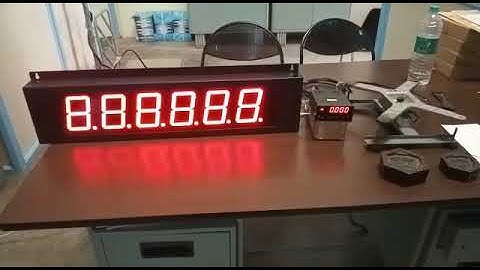 Remote display for load indicator. Jumbo display for EPOCH weighing indicator