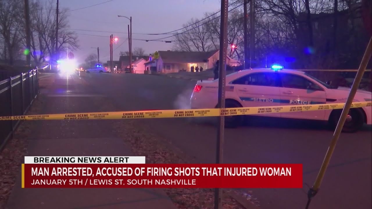 Man accused of firing shots that injured woman arrested - YouTube