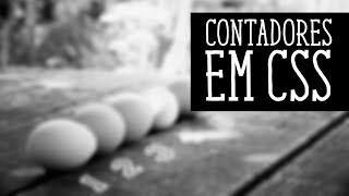 Contadores em CSS