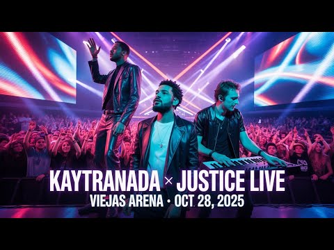 حفل جاستس وكايترانادا المباشر في سان دييغو ٢٠٢٥ حفل كامل في فيجاس أرينا