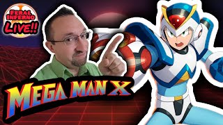 Mega Man X - Full Playthrough - FeralInferno Live!!