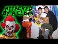 (GONE WRONG) 24 HOUR OVERNIGHT CHALLENGE IN AN BOX FORT GONE WRONG ATTACKED BY A CLOWN | MOE SARGI