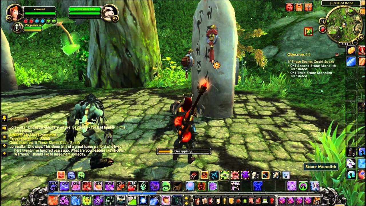 World of Warcraft Mists of Pandaria: Talking With Lorewalker Cho (Family Tree)