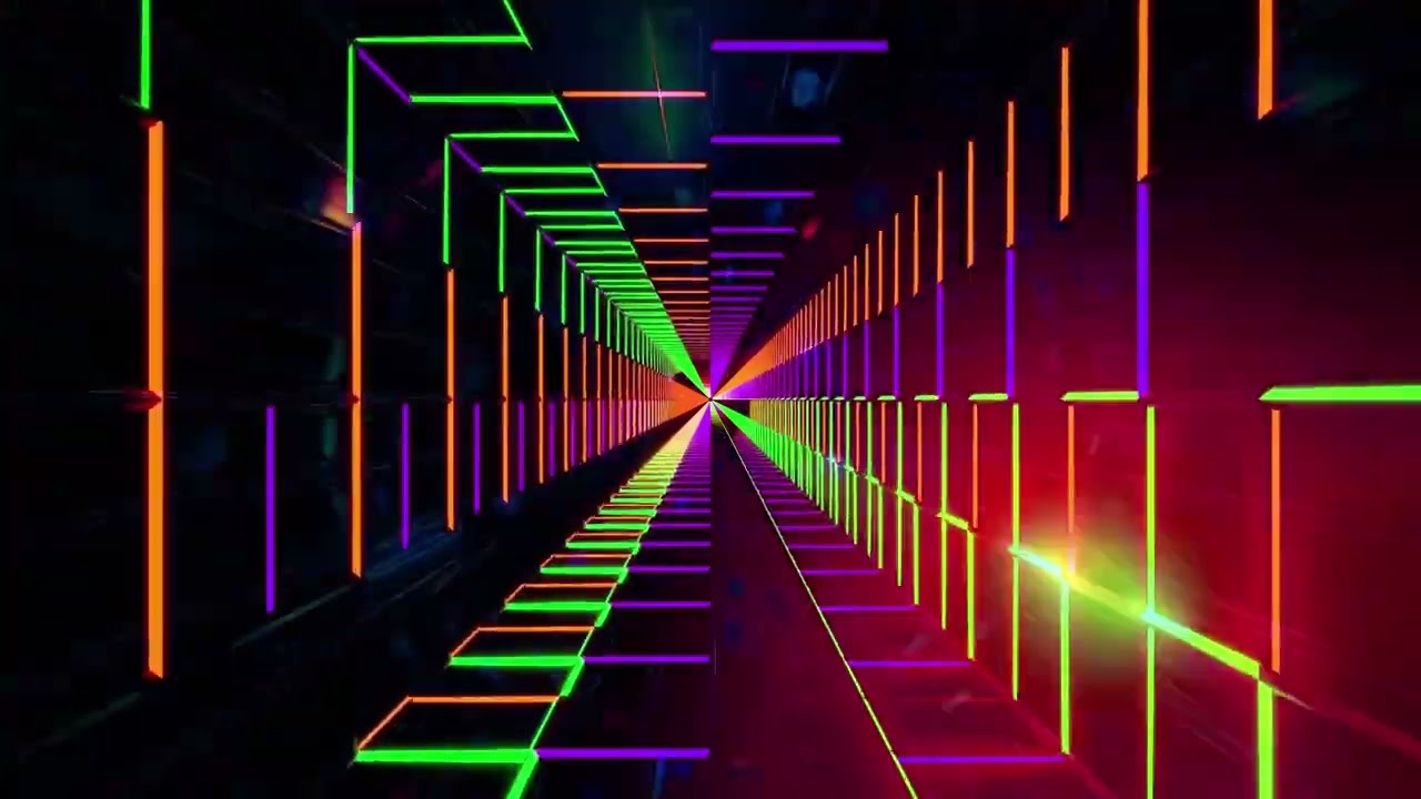 Fantasy Visual Tunnel Background -- 1 Hour