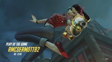 Overwatch DVa Rmcdermott92 Sextuple Kill