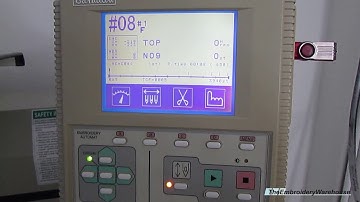 Barudan BENT Control Panel Operations Video - Starting and Mending (backing up) - 7 of 7
