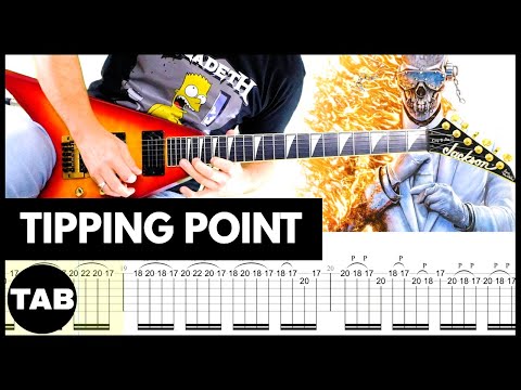 TIPPING POINT Megadeth Guitar TAB | Lesson | Tutorial | Cover