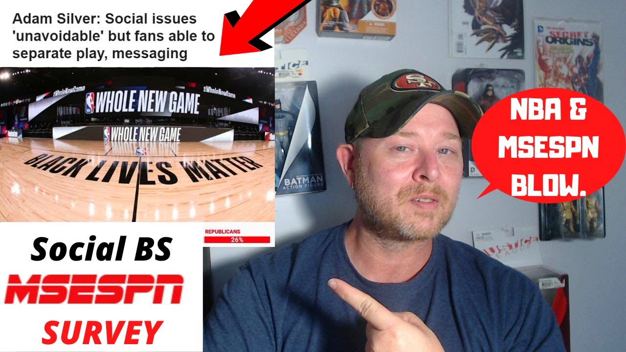 ESPN Releases SJW Poll & Adam Silver Says Social Statements "Unavoidable" as NBA Ratings DOWN