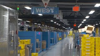 Cyber Monday at Amazon warehouse in Salt Lake City