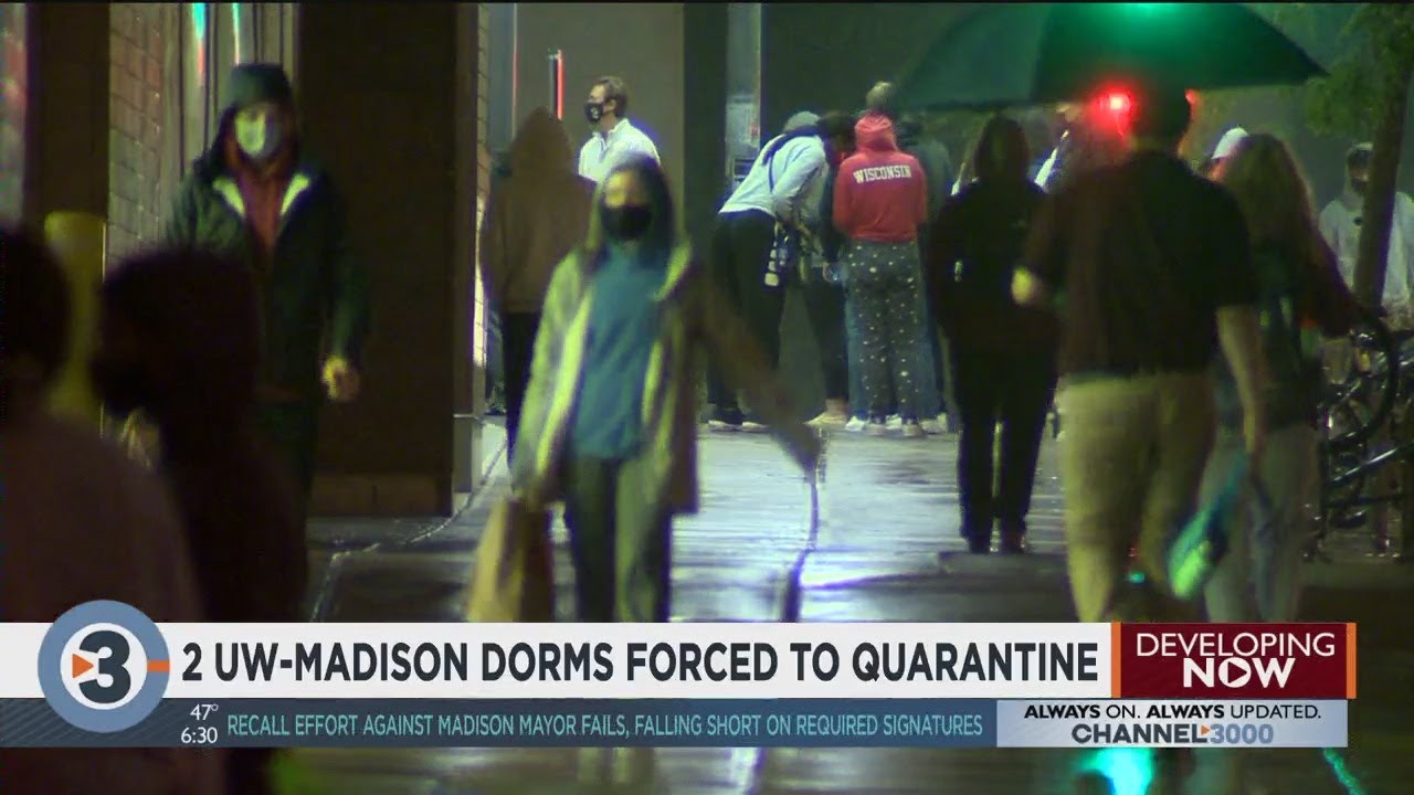 Students living in 2 UW-Madison dorms to quarantine for 14 days