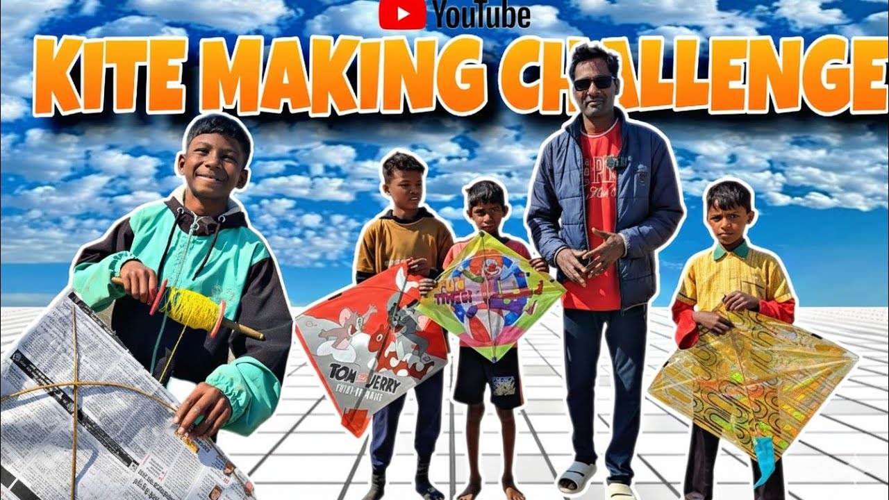 Kite Making Challenge 🪁🥳 ll इस चैलेंज का विनर कौन है? 😱