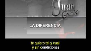 Video thumbnail of "La diferencia - Juan Gabriel (karaoke)"