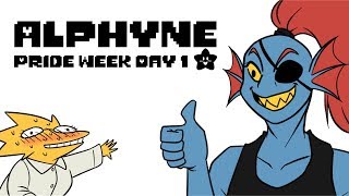 Alphys X Undyne Undertale Comic Dub Pride Week Day 1